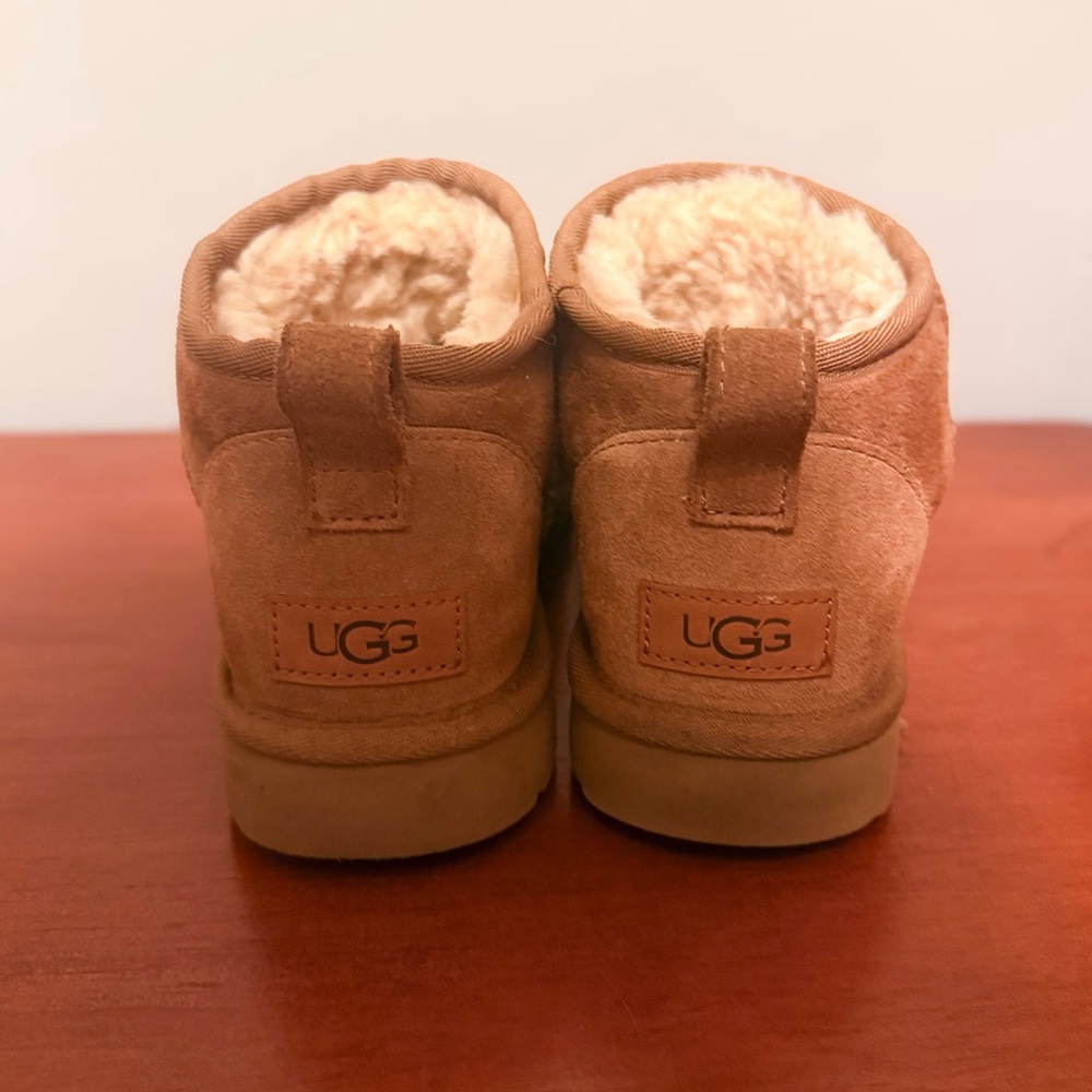 Ultra mini chestnut UGGs